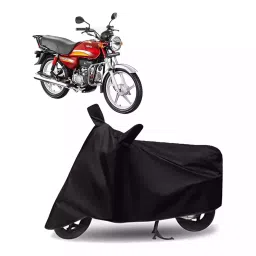 Auto Pearl Bike Cover for Hero CD Dawn (Black)-picture-30