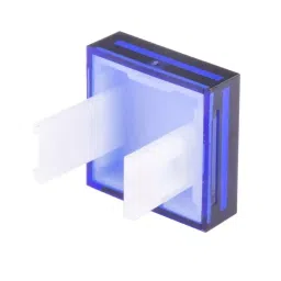 RS PRO Blue Square Push Button Lens for Use with SD16 Series, 7452596 image 3