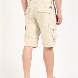 TOMMY HILFIGER Beige Regular Fit Solid Shorts image 2