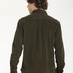 Levi's Green Cotton Regular Fit Solid Shacket image 2