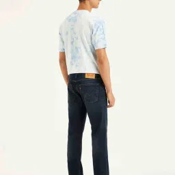 Levi's Navy Cotton Slim Fit Solid Jeans image 2