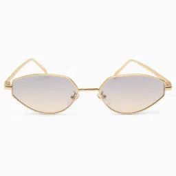 Kazo Purple UV Protection Oval Sunglasses for Women image 2