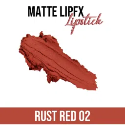 C2P PROFESSIONAL MAKEUP Matte Lip FX Lipstick Rust Red 02 - 3.5 gm image 2