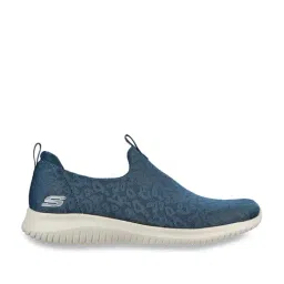 Skechers Women's ULTRA FLEX-WILD CHARM Teal Casual Slip On Shoe-picture-11
