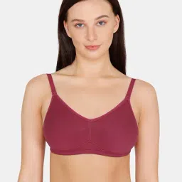 Zivame Wine Full Coverage Double Layered Backless Bra-image-93