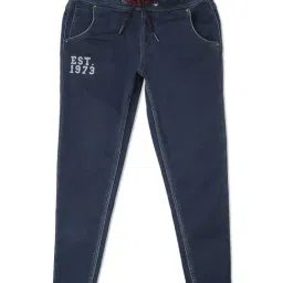 Pepe Jeans Kids Blue Cotton Printed Jeans-image-6