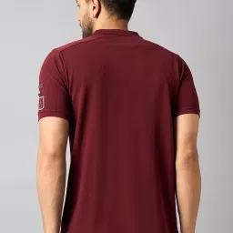 Club York Maroon Regular Fit Polo T-Shirt image 2