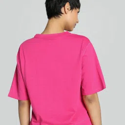 Puma Pink Printed T-Shirt image 2