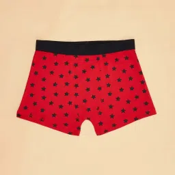 Pantaloons Junior Navy & Red Cotton Printed Trunk (Pack of 2) image 2