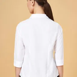Annabelle by Pantaloons White Regular Fit Shirt image 2