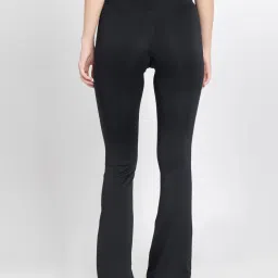 ADIDAS Women's Black YGA FLARED Trackpants image 2