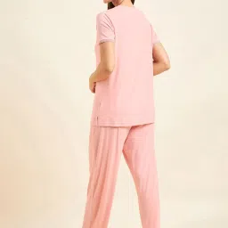 Sweet Dreams Pink Printed T-Shirt Pyjama Set image 2
