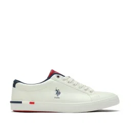 U.S. Polo Assn. Men's Off White Casual Sneakers image 2