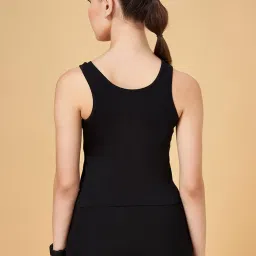 Ajile by Pantaloons Black Printed Sports Tank Top image 2
