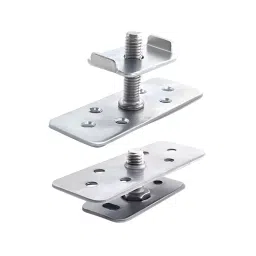 Ebco Fixed Door Bracket Kit Wood Type Zinc White Finish and 53 cm to 1.2 m Width for Sliding Partition System, SPS-FDBW1-picture-38