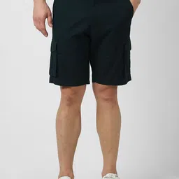 Van Heusen Sport Men Regular Fit Mid-Rise Pure Cotton Cargo Shorts-picture-28