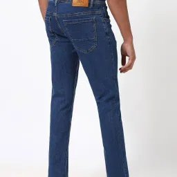 Peter England Blue Cotton Slim Fit Jeans image 2