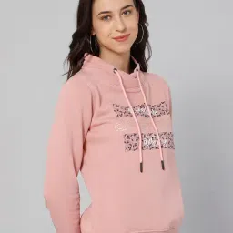 Cantabil Coral Fleece Graphic Print Sweatshirt image 3