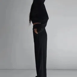 Mast & Harbour Hooded Neck Sweatshirt With Trousers Co-Ords image 4