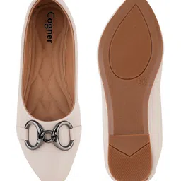 Cogner Women Mules with Buckles Flats image 3