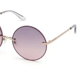 Guess GUS76436128ZSG Purple Round Sunglasses image 4