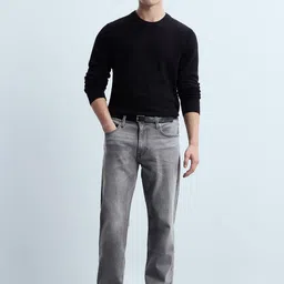 Flying Machine Men Straight Fit Mid-Rise Light Fade Stretchable Jeans image 4