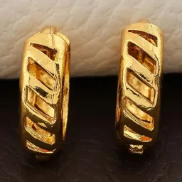 SHREE KRISHNA SHOPPING Gold-Plated Brass Earrings image 2