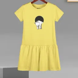 HELLCAT Girls Yellow Printed Dresses-picture-23