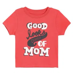 Miniklub Boys Red Knit Digital Print Regular Fit T-Shirt-picture-32