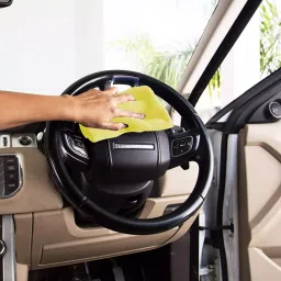 Softspun 40x40 cm 340 GSM Multicolor Microfiber Towel Pack of 2 Pcs image 2