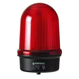 Werma Beacon BM 280 Series Red Steady 230 V AC Surface Mount LED Bulb IP65, 280.100.68 image 2