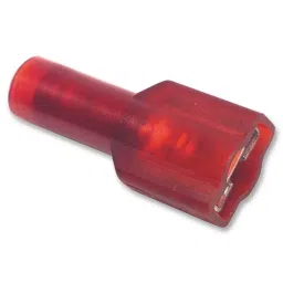 Multicomp TERMINAL, FEMALE DISCONNECT, 0.25IN, RED, CFS-DF-1825. (Pack of 5 Pcs)-image-0