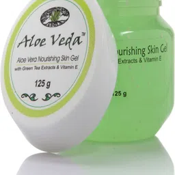 Aloe Veda Aloe Vera Nourishing Skin Gel With Green Tea Extracts & Vitamin E - 125 g-picture-48