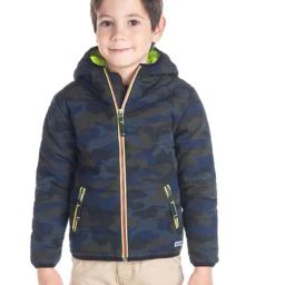 Cherry Crumble By Nitt Hyman Kids Grey Camouflage Hood Jacket-picture-22
