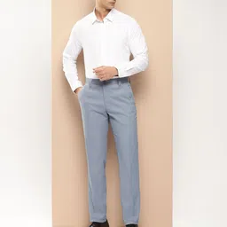 INVICTUS Men Slim Fit Formal Trousers image 4
