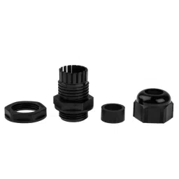 Alpha Wire Cable Gland M20 Thread PA 6 Material Black 12 mm Dia, PMC20 BK080 (Pack of 10) image 4