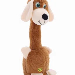Aarohi Toys Talking & Dancing Musical Dog - Dark Brown-image-29