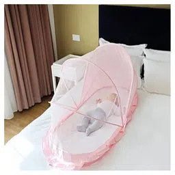 classic mosquito nets Classic Mosquito Net for Baby Portable Foldable Bottomless - Pink image 2