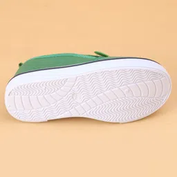 Cute Walk by Babyhug Slip on Casual Shoes with Bear Print- Green image 5