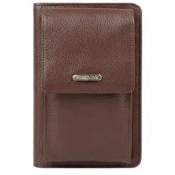 Hidesign Brown Solid Bi-Fold Wallet for Women-image-55