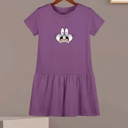 HELLCAT Girls Mauve Printed Dresses-image-20