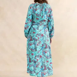 RAREISM Multi Viscose Printed Long Sleeves Dress image 2