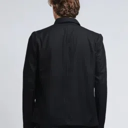 Rare Rabbit Black Relaxed Fit Solid Jacket image 2