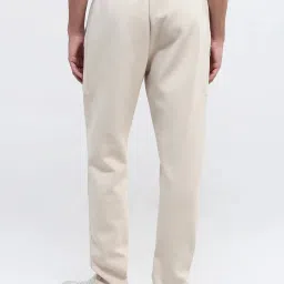 Rare Rabbit Beige Regular Fit Solid Trackpants image 2