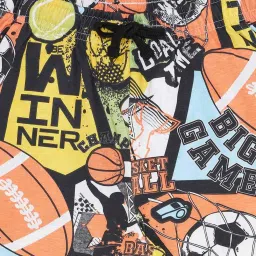 Pantaloons Junior Kids Multicolor Cotton Printed Shorts image 2