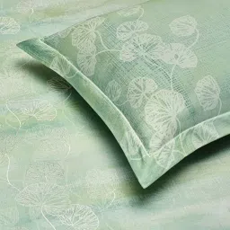 Ddecor Live beautiful Insignia Green 180 TC Cotton King Bedsheet with 2 Pillow Covers image 2