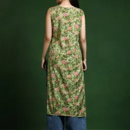 Jaipur Kurti Green Kurtakurtis image 2