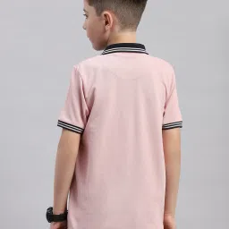 Monte Carlo Kids Pink Printed Polo T-Shirt image 2