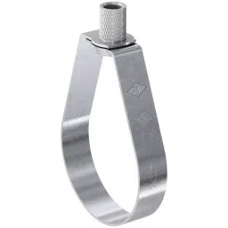Fischer Chilly Clamp with Nut Carbon Steel Size 2 Inch (50.8 mm) M10 Thread Silver FRSP Series, 703091-image-1