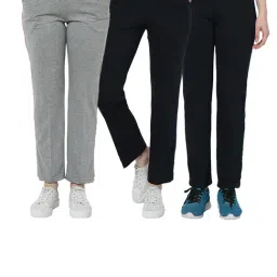 Vimal Jonney Multicolor Cotton Trackpants Pack of - 3-picture-39